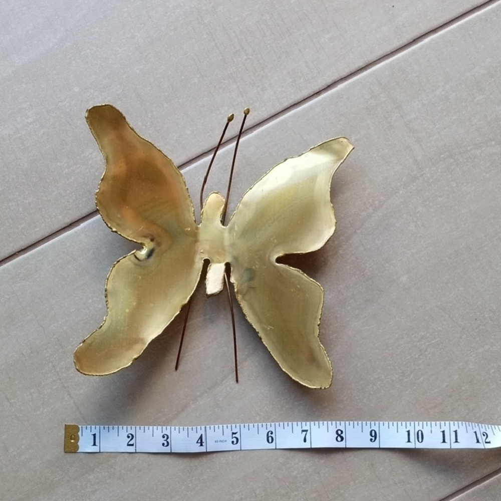 Gold Butterfly Wall Decor - Picture 9 of 9